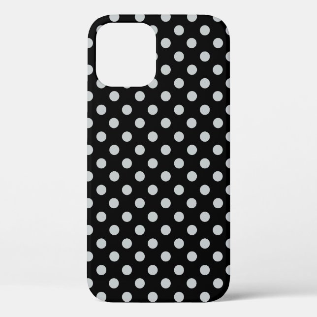 Change Grey Polka Dots Any Colour Click Customize Case-Mate iPhone Case (Back)