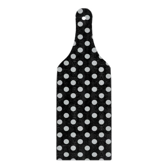 Change Grey Polka Dots Any Colour Click Customize Cutting Board (Front)