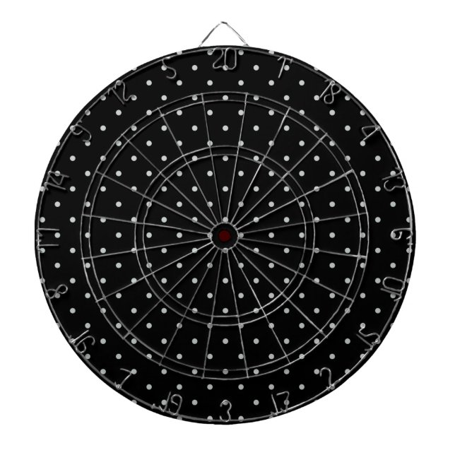 Change Grey Polka Dots Any Colour Click Customize Dartboard (Front)