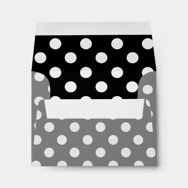 Change Grey Polka Dots Any Colour Click Customize Envelopes (Back (Bottom))