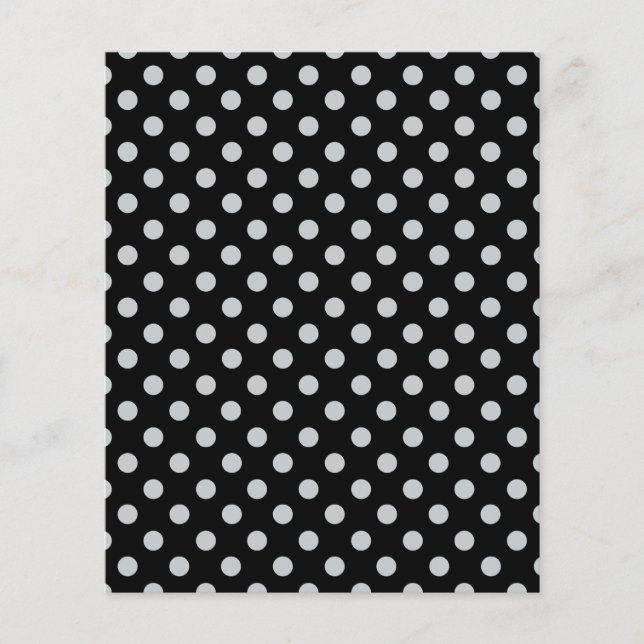 Change Grey Polka Dots Any Colour Click Customize Flyer (Front)