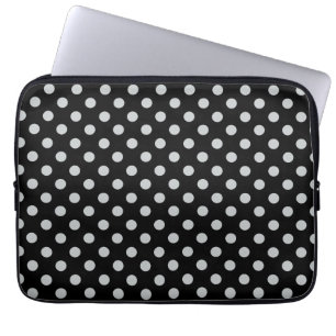 Change Grey Polka Dots Any Colour Click Customize Laptop Sleeve