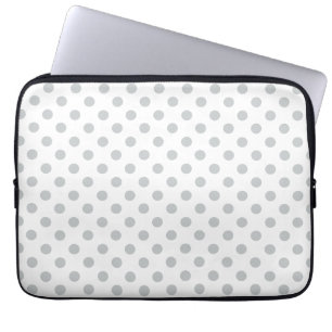Change Grey Polka Dots Any Colour Click Customize Laptop Sleeve