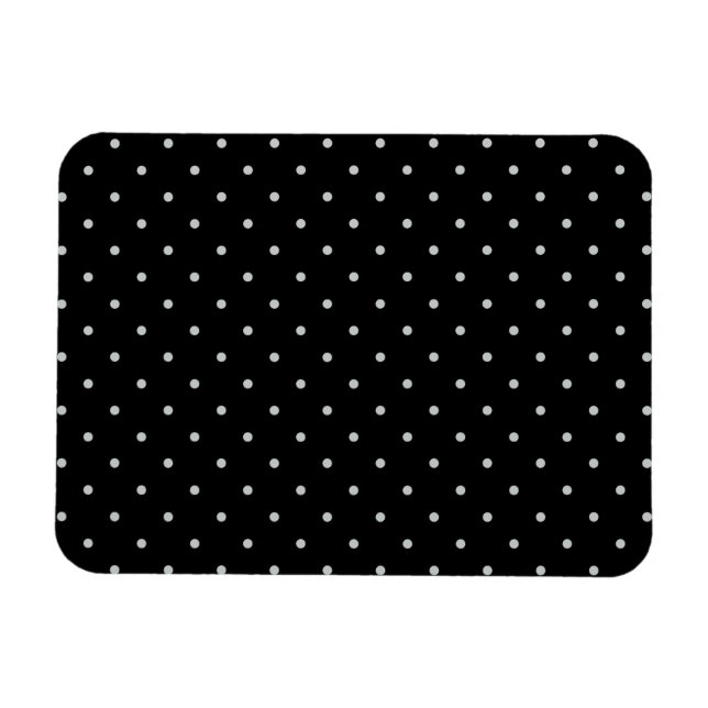 Change Grey Polka Dots Any Colour Click Customize Magnet (Horizontal)