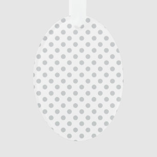 Change Grey Polka Dots Any Colour Click Customize Ornament