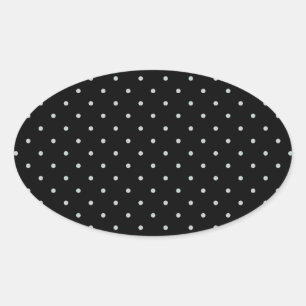 Change Grey Polka Dots Any Colour Click Customize Oval Sticker