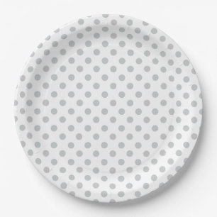 Change Grey Polka Dots Any Colour Click Customize Paper Plate