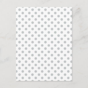 Change Grey Polka Dots Any Colour Click Customize Postcard