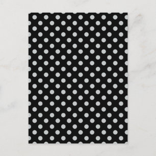 Change Grey Polka Dots Any Colour Click Customize Postcard