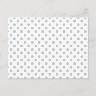 Change Grey Polka Dots Any Colour Click Customize Postcard