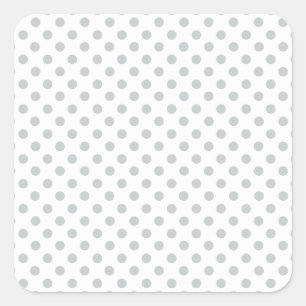 Change Grey Polka Dots Any Colour Click Customize Square Sticker