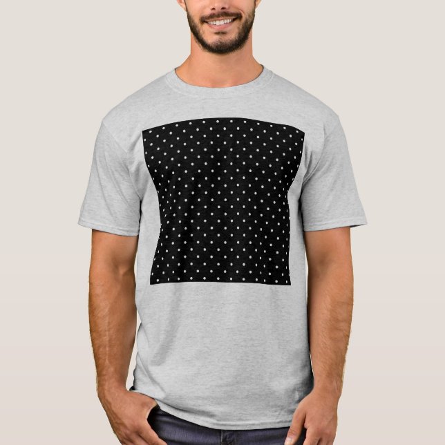 Change Grey Polka Dots Any Colour Click Customize T-Shirt (Front)