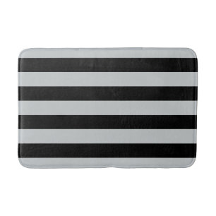 Change Grey Stripes to  Any Colour Click Customize Bath Mat