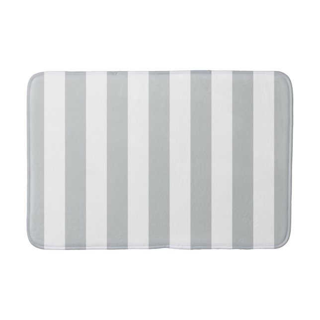 Change Grey Stripes to  Any Colour Click Customize Bath Mat (Front)