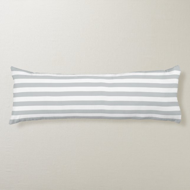 Change Grey Stripes to  Any Colour Click Customize Body Pillow (Front)