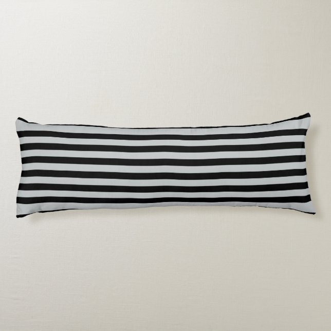 Change Grey Stripes to  Any Colour Click Customize Body Pillow (Back)