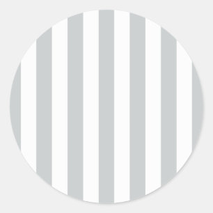 Change Grey Stripes to  Any Colour Click Customize Classic Round Sticker