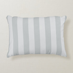 Change Grey Stripes to  Any Colour Click Customize Decorative Pillow