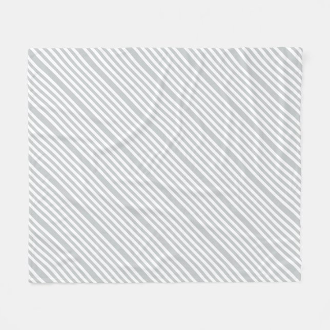 Change Grey Stripes to  Any Colour Click Customize Fleece Blanket (Front (Horizontal))