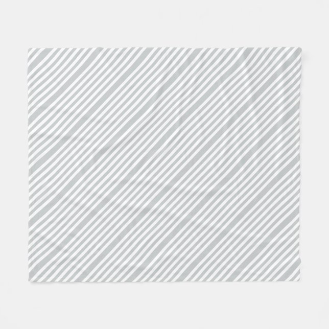 Change Grey Stripes to  Any Colour Click Customize Fleece Blanket (Front (Horizontal))