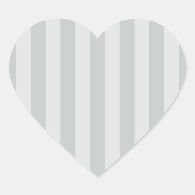 Change Grey Stripes to  Any Colour Click Customize Heart Sticker (Front)