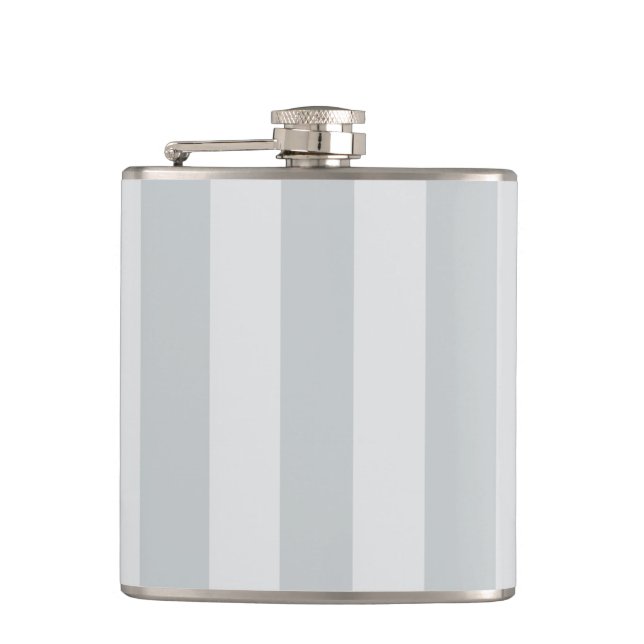 Change Grey Stripes to  Any Colour Click Customize Hip Flask (Front)