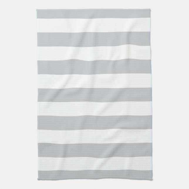 Change Grey Stripes to  Any Colour Click Customize Kitchen Towel (Vertical)