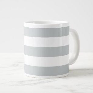 Change Grey Stripes to  Any Colour Click Customize Large Coffee Mug