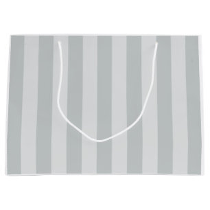 Change Grey Stripes to  Any Colour Click Customize Large Gift Bag