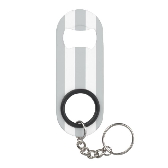 Change Grey Stripes to  Any Colour Click Customize Mini Bottle Opener (Back)