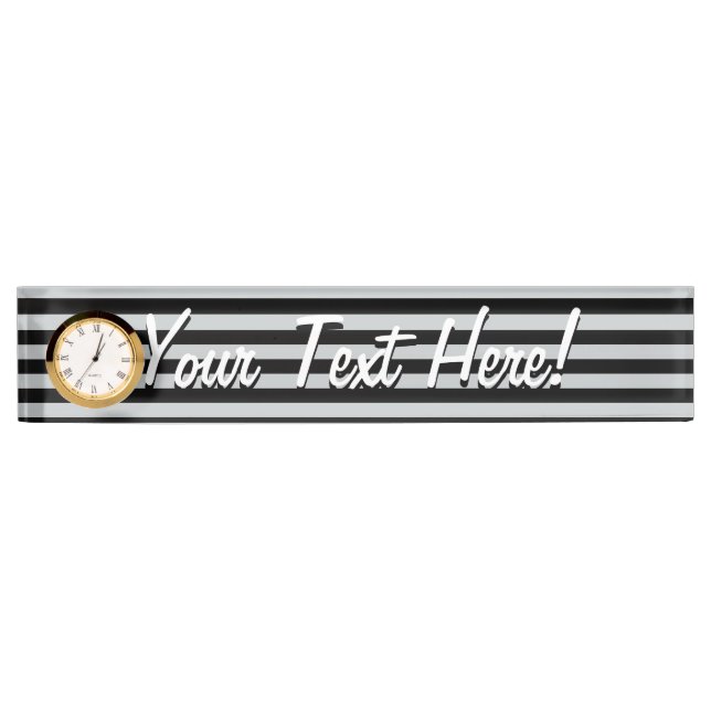 Change Grey Stripes to  Any Colour Click Customize Nameplate (Front)