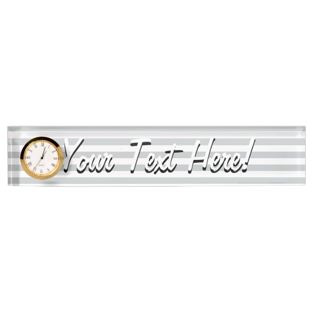 Change Grey Stripes to  Any Colour Click Customize Nameplate (Front)