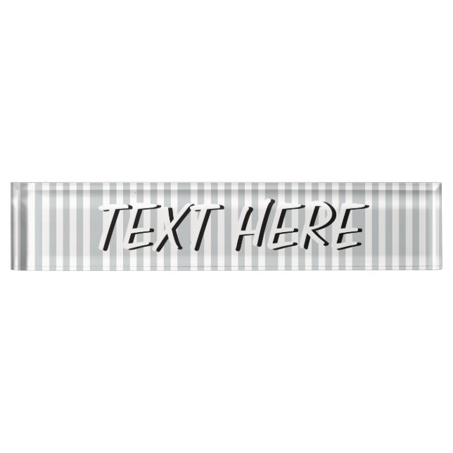 Change Grey Stripes to  Any Colour Click Customize Nameplate (Front)