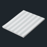 Change Grey Stripes to Any Colour Click Customize Notepad<br><div class="desc">Please make sure to customize the colour for the front and the back of products with two sides or multiple elements. Easily change the colour of these stripes design from the preset grey and shaded white to any colour of your choice in one step and see what you get. Just...</div>