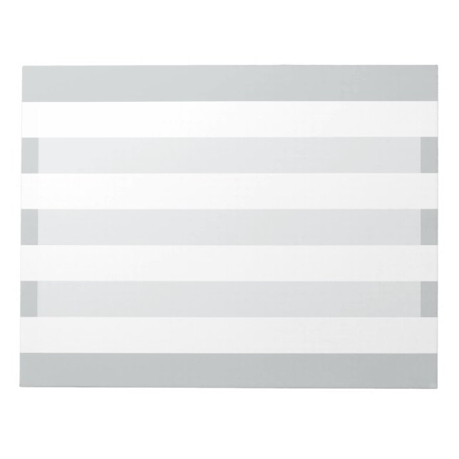 Change Grey Stripes to  Any Colour Click Customize Notepad (Front)