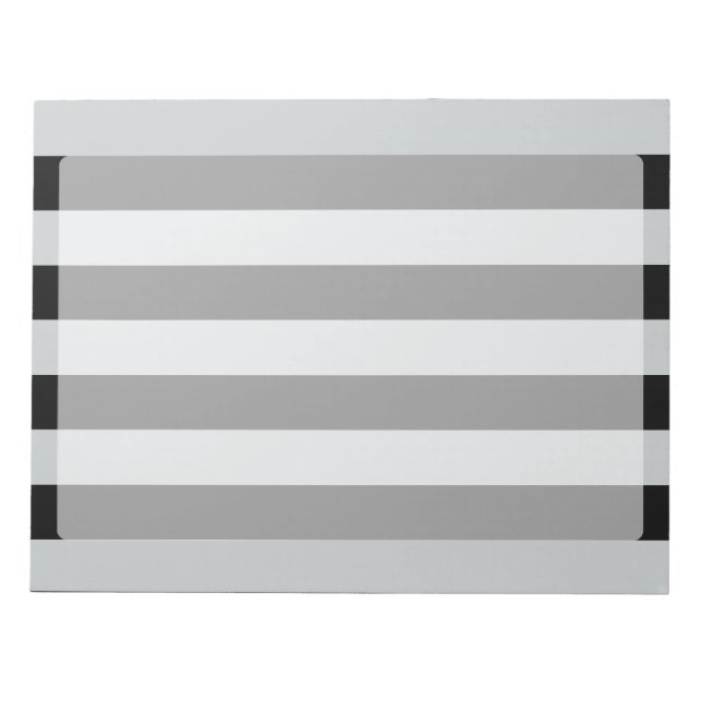 Change Grey Stripes to  Any Colour Click Customize Notepad (Front)