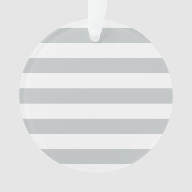 Change Grey Stripes to  Any Colour Click Customize Ornament (Front)