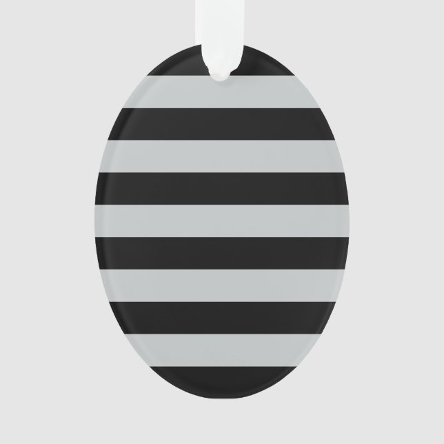 Change Grey Stripes to  Any Colour Click Customize Ornament (Front)