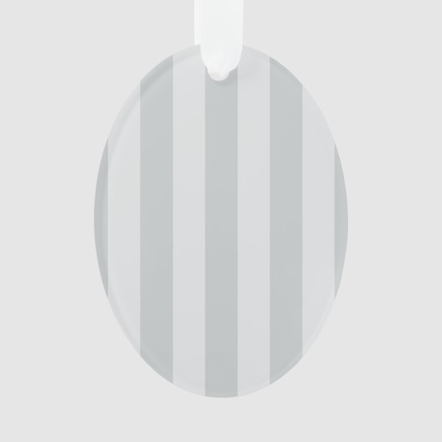 Change Grey Stripes to  Any Colour Click Customize Ornament (Front)