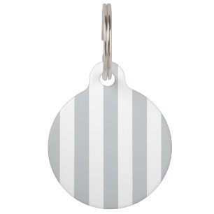 Change Grey Stripes to  Any Colour Click Customize Pet Tag