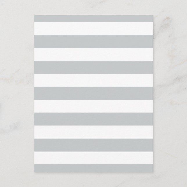 Change Grey Stripes to  Any Colour Click Customize Postcard (Front)