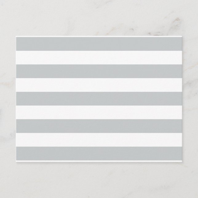 Change Grey Stripes to  Any Colour Click Customize Postcard (Front)