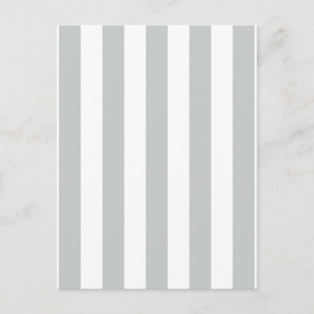 Change Grey Stripes to  Any Colour Click Customize Postcard (Front)
