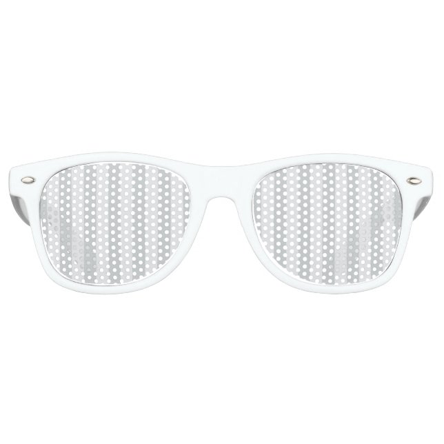 Change Grey Stripes to  Any Colour Click Customize Retro Sunglasses (Front)