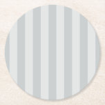 Change Grey Stripes to  Any Colour Click Customize Round Paper Coaster<br><div class="desc">Please make sure to customize the colour for the front and the back of products with two sides or multiple elements. Easily change the colour of these stripes design from the preset grey and shaded white to any colour of your choice in one step and see what you get. Just...</div>