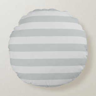 Change Grey Stripes to  Any Colour Click Customize Round Pillow