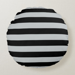 Change Grey Stripes to  Any Colour Click Customize Round Pillow