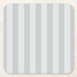 Change Grey Stripes to  Any Colour Click Customize Square Paper Coaster<br><div class="desc">Please make sure to customize the colour for the front and the back of products with two sides or multiple elements. Easily change the colour of these stripes design from the preset grey and shaded white to any colour of your choice in one step and see what you get. Just...</div>