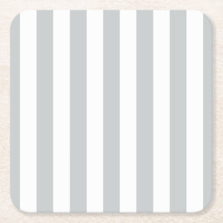 Change Grey Stripes to  Any Colour Click Customize Square Paper Coaster