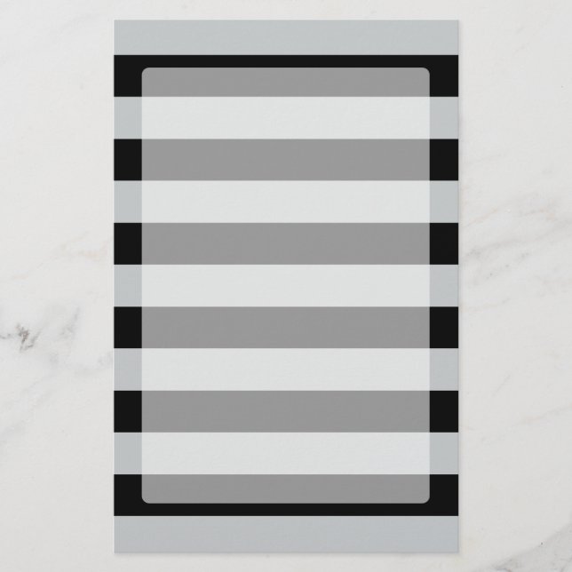 Change Grey Stripes to  Any Colour Click Customize Stationery (Front)